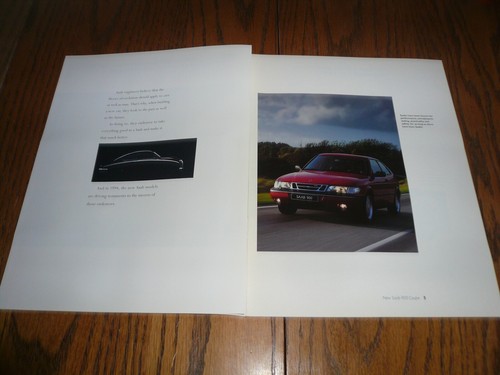 Folleto de ventas SAAB 9000 1994 serie - vintage - Imagen 2 de 11
