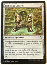 MTG Lightning Greaves Commander: Outlaws of Thunder Junction 0260 NM