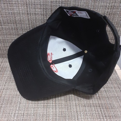 G6 Baseball Cap Hat Strapback Black Red Embroidered Letters By Otto Caps - Picture 6 of 7