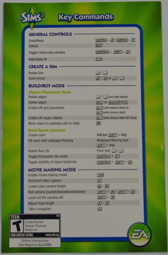 EA Sims 3 - Game w/ Promotional Material & Manual - Picture 5 of 7