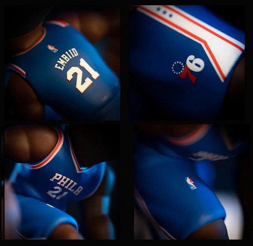 Joel Embiid NBA smALL-STARS Philadelphia 76ers 6" figure w/ Blue Jersey - Picture 8 of 14
