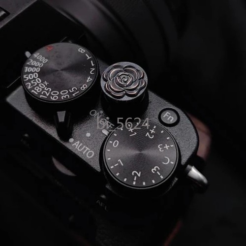 Camera Brass Shutter Button For Canon Nikon Fuji X100VI XT30 XT4 X-T5 Sony Leica - Picture 3 of 36
