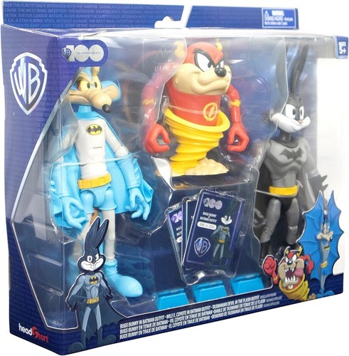 WB100 Looney Tunes X DC Mashup - Bugs Bunny X Batman 7" Action Figure Multipack - Picture 6 of 8
