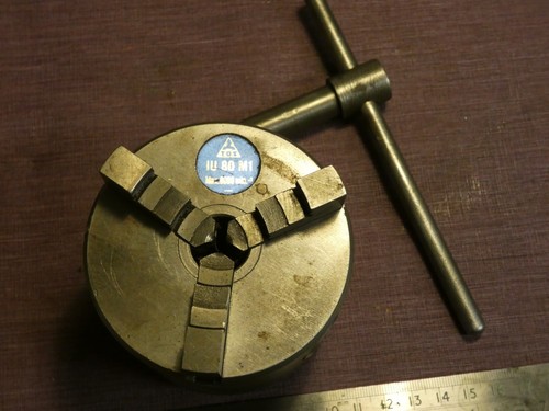MYFORD SUPER 7 ML7 FITTING 80MM 3 JAW TOS LATHE CENTERING CHUCK - Picture 3 of 5