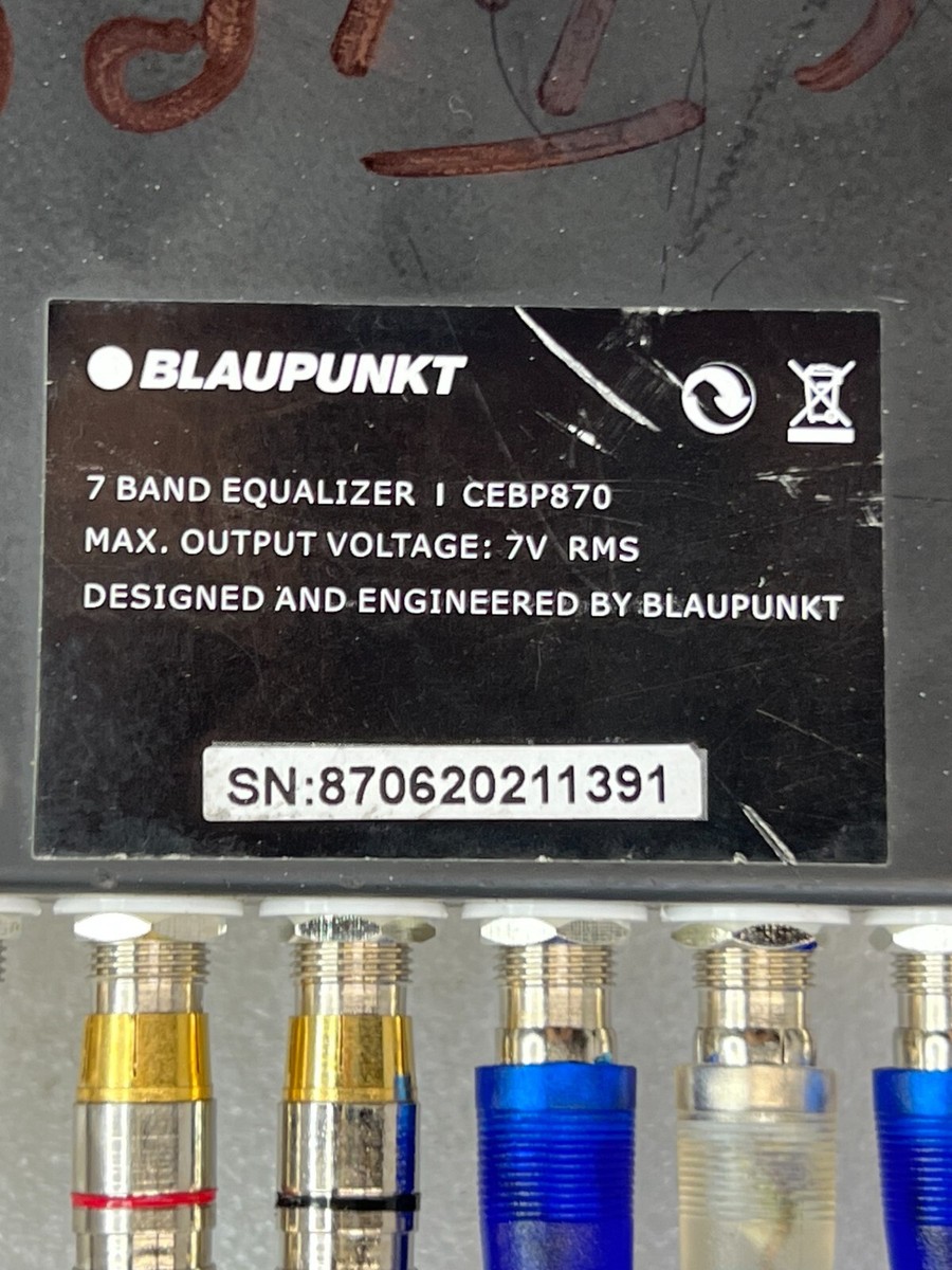 邦楽 PUNPEE MovieOnTheSunday Amazon.com: Blaupunkt CEBP870 7-Band Digital Equalizer