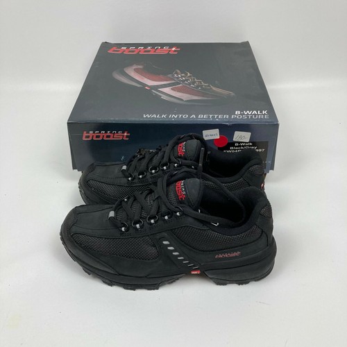 Spring boost B-Walk Nordic walking shoes Black size 6 Retail $180 - Picture 2 of 5