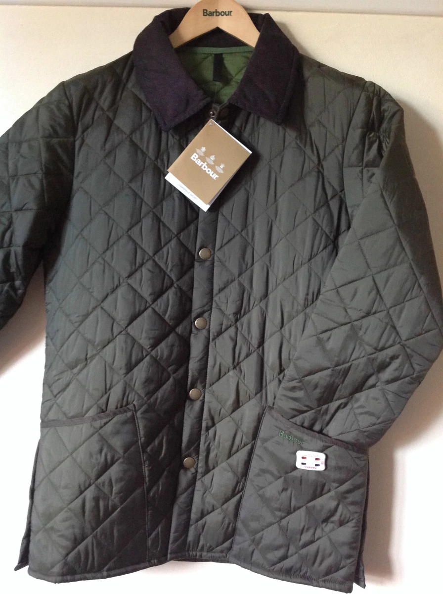 Barbour Classic Liddesdale Quilted Jacket Olive Green Brand New With Tags