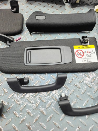 BMW SERIE 6 G32 GT RIVESTIMENTO TETTO HEADLINER PARASOLE MANIGLIA MONTANTE SET RIVESTIMENTO NERO - Foto 5 di 24