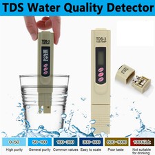 Electric Digital TDS3 Meter Tester Filter Pen Water Purity Hardness Test Tool US