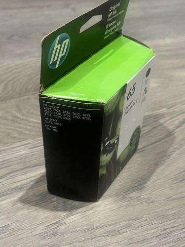 HP 65 schwarz und 65 dreifarbige Tinte Kombipackung neu versiegelter Karton NEW OLD STOCK - Bild 5 von 6