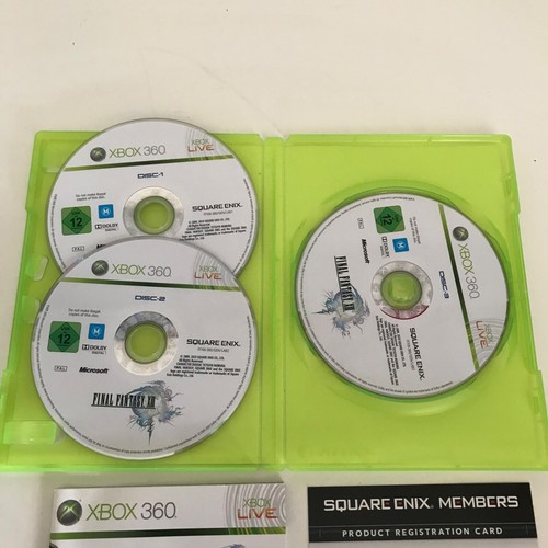 Final Fantasy XIII 13 inc Rare Slipcover Sleeve Microsoft Xbox 360 UK PAL t13 - Picture 11 of 12