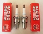 (2) NGK BR10EG RACING Spark Plugs CR80/85 CR125 CR250 KX125 KX250 YZ85 2-Strokes