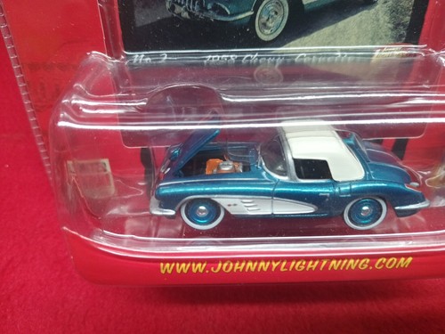 Chevy Corvette Johnny Lightning Chevy Thunder R7 1958, sellado de fábrica 2007 - Imagen 3 de 9
