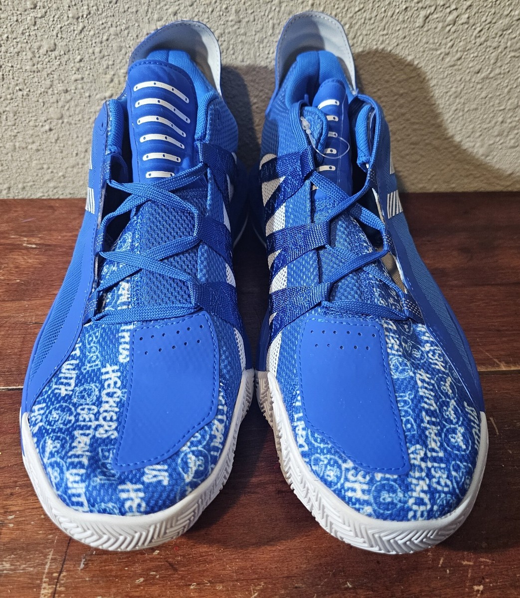 New Adidas Dame 6 Glow Blue FU6809 Basketball Shoes 9.5 | eBay display picture 1