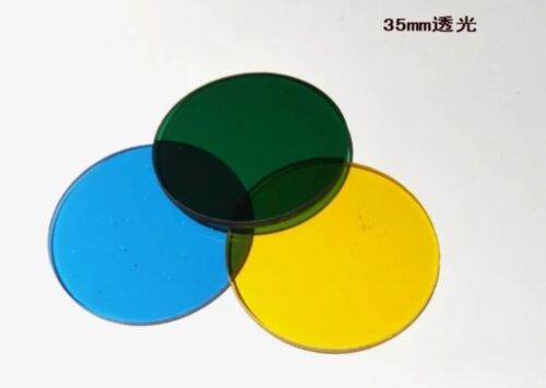 35mm Frosted Colour Glass Absorber Biological Microscope Compound Optical Filter - Picture 3 of 13