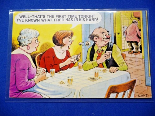 Bamforth Comic 500 Series Postcards Saucy Humour / Rude! Unused 1970s NEW STOCK - Picture 30 of 53