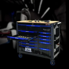 9/12-Drawer Rolling Large Workbench Tool Chest Heavy Duty Tool Cart Tool Cabinet