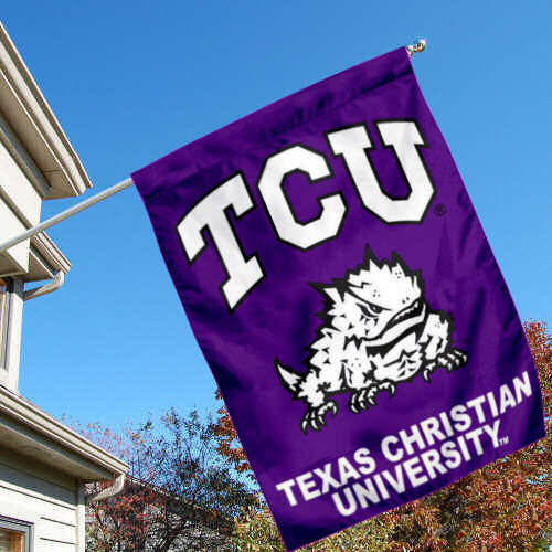 College Flags and Banners Co. TCU Texas Christian University Horned