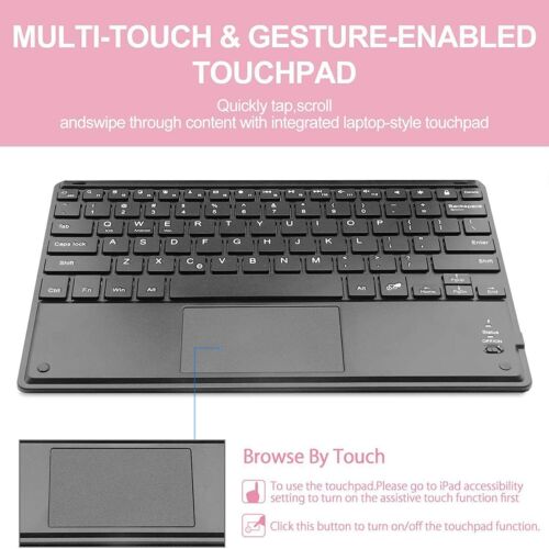 Funda con Soporte Teclado Touchpad Retroiluminada para iPad Air 4/5ª Generación 10.9'' 2022/Pro 11" - Imagen 20 de 36