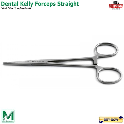 Surgical Straight Kelly Locking Clamp Forceps Hemostatic Artery Toothed Forceps - Picture 2 of 4