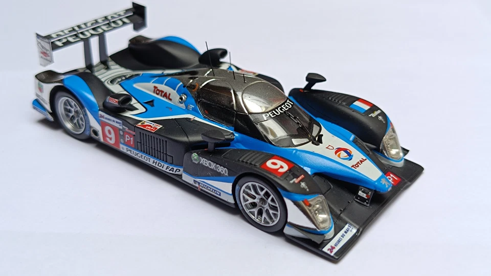 Peugeot 908 HDi FAP 2009 Gené-Wurtz-Brabham 24 h Le Mans Winner Spark Scale 1/43 - Imagen 4 de 4