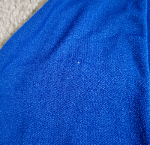 Hot Chillys Maglione Uomo Blu Quarto Zip Manica Lunga Camicia Attiva/Taglia Media - Foto 3 di 11