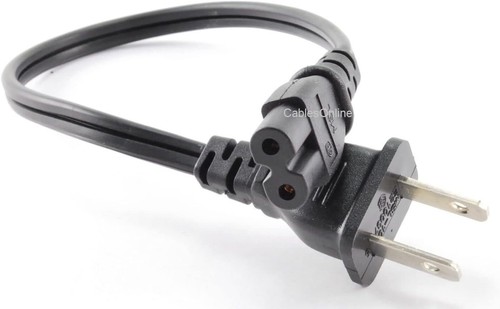 CablesOnline, 1ft 2-Prong Figure-8 Replacement Non-Polarized Computer Power Cord - Bild 3 von 3