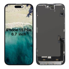 For iPhone 15 Plus 6.7inch Soft OLED Display LCD Touch Screen Digitizer Assembly