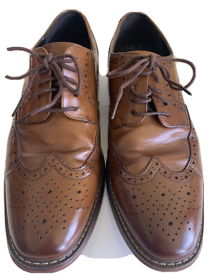 Van Heusen Oxfords Memory Foam Shoes Lace Up Solid Brown Mens Van Heusen | Shoes | Van Heusen Oxfords Memory Foam Shoes  main image 2