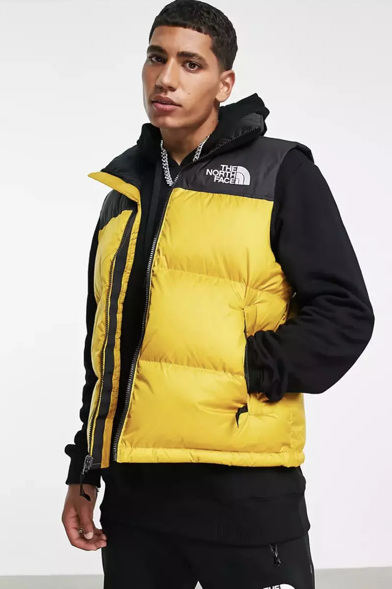 1996 RETRO NUPTSE DOWN VEST 700fill - アウター