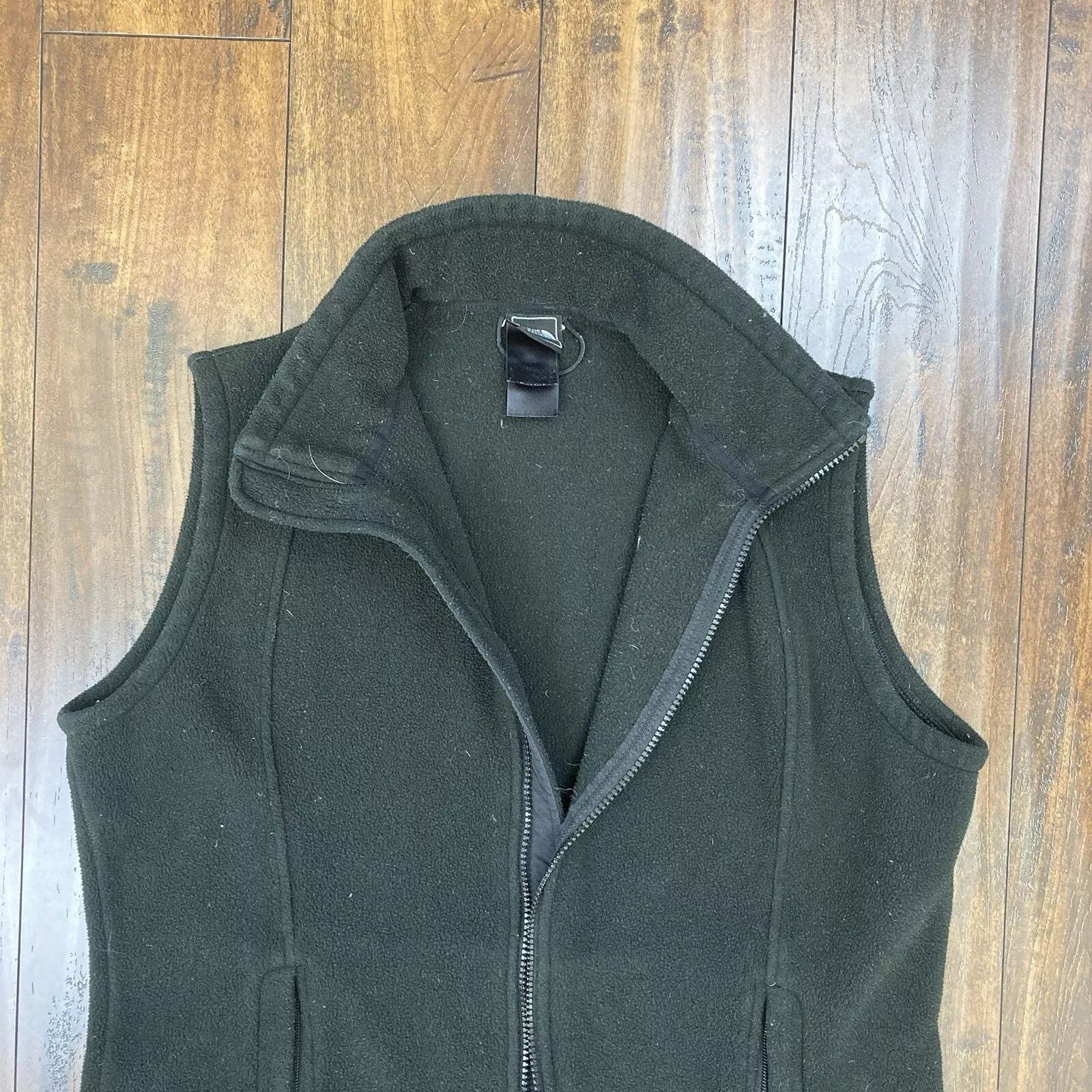 north-face fleece vest full zip jacket