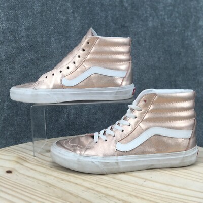 Vans Shoes Mens Womens Sk8-Hi Reissue Sneakers Rose Gold