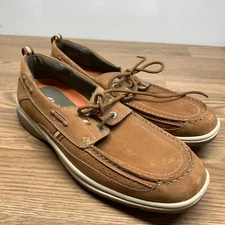 UN Structured Clark's Men's Loafer Driving Shoes Size 13 Brown