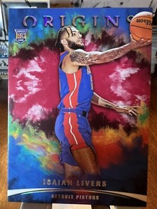 Isaiah Livers 2021-22 Panini Origins Rookie #85 Red Parallel Detroit Pistons Rc