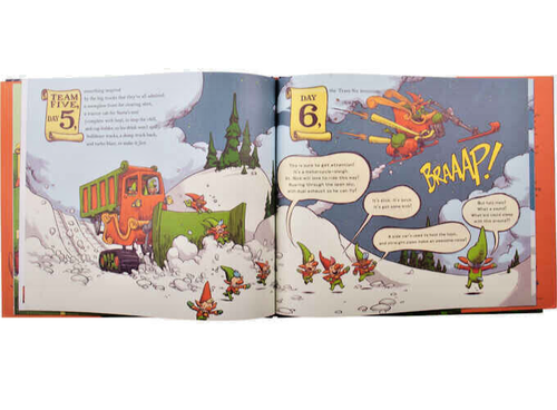 The 12 Sleighs of Christmas Picture Book Hardback For Kids Toddlers SEALED NWT - Picture 8 of 8