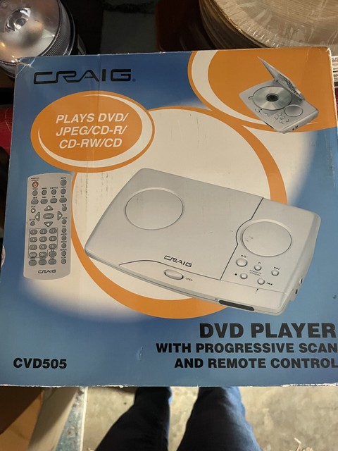 Craig CVD505 Progressive DVD Player with Wireless Remote TN8440 Craig CVD505 Progressive DVD Player with Wireless Remote TN8440