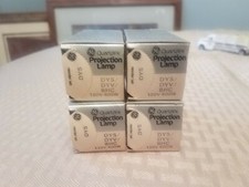 Lot of 4 NEW GE DYS/DYV/BHC 600W 120V Quartzline Projection Lamps NOS