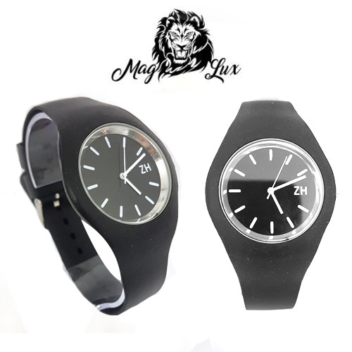 OROLOGIO GOMMA COLORATA SILICONE UOMO DONNA BAMBINO UNISEX 2018 + BRACCIALE - Foto 3 di 3