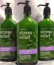 bath body works aromatherapy stress relief vanilla verbena body stress lotion bath and body works