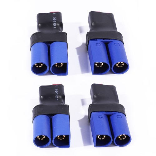 4 Pieces EC5 Male to Female T-Plug Deans No Wires Connector Adapter Heavy Duty - Picture 3 of 24