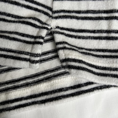 Lucky Brand Women's M Striped Long Sl Cowl Neck Soft Bonne Chance Top EC - Picture 8 of 9