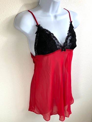 NWT Linea Donatella Womens M Secret Wish 3-Pc. Babydoll Set SRW043 $68 - Picture 6 of 12