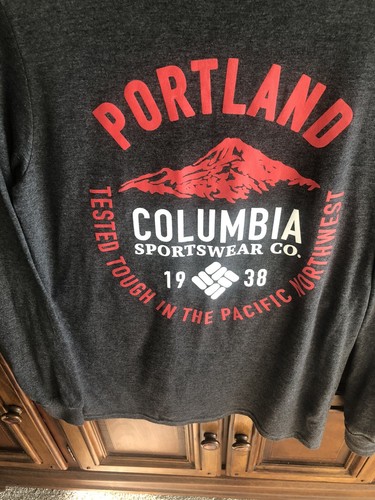 Columbia Sportswear Shirt Men's Small S Gray Greater Outdoor Gear L.Sleeve NWT - Picture 5 of 16