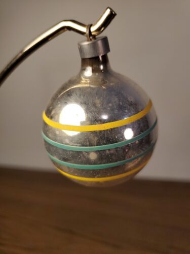 Vintage Shiny Brite Mix Brand Glass Christmas Ornaments Unsilvered WW2 2" Mica - Picture 11 of 22