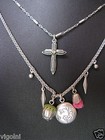 Swarovski Crystals Beads Gift Easter Ayala Bar Necklace Cross Locket Indigo