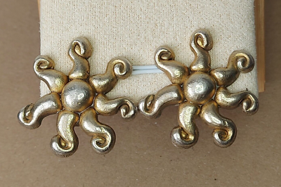 Clips Vintage Rétro - Paire De Broches Anciennes Style Pin-up