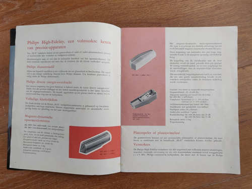Two Original 1959 PHILIPS audio brochures (Dutch only) - Afbeelding 5 van 15