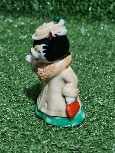 Set Vintage Wade Whimsies Miss Fluffy Cat Figure Serie Noddy Circa 1958 - Foto 5 di 10