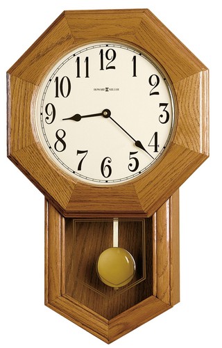 Howard Miller Elliot Wall Clock 625242 Traditional “School Days” Inspired - Picture 1 of 1