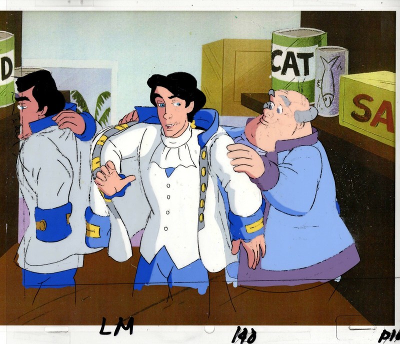 Golden films Little Mermaid Main Character Production Cel